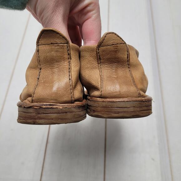 A.S. 98 Reiley sundance tan leather cutout sandals bootie boho Renaissance - Picture 8 of 10